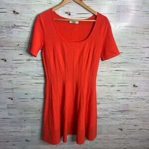 D. Exterior made in Italy orange size xl dress.